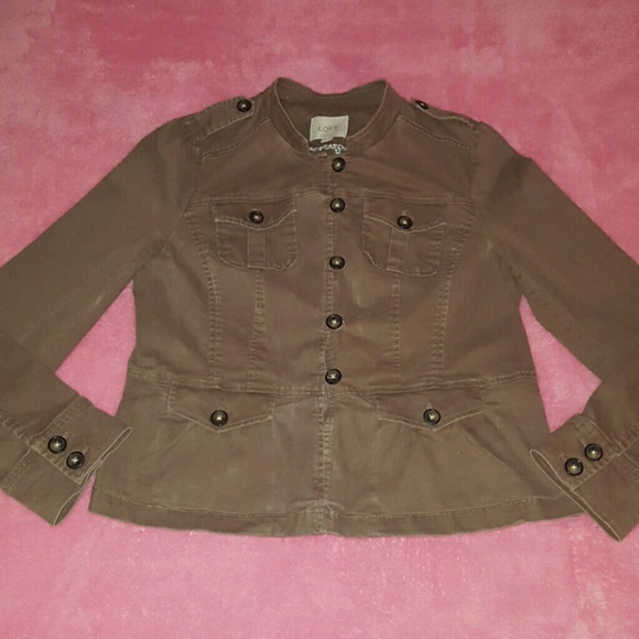 Ann Taylor LOFT Jacket w/ Button Detail