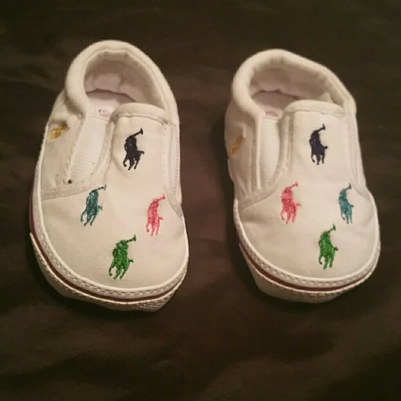 Infant Ralph Lauren slip on sneakers