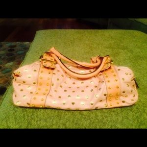 BE&D Pale Pink Studded Satchel