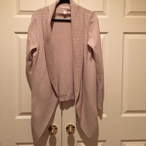 Ladies tan cardigan