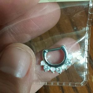 Septum Gemstone Clip NWT