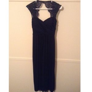Midnight blue prom dress