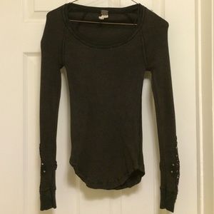Free People Charcoal Thermal size XS