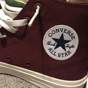 Maroon Converse. Make an offer!!!😊