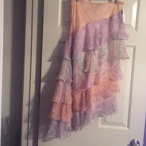 🌸beautiful silk layered Black Label Skirt🌸