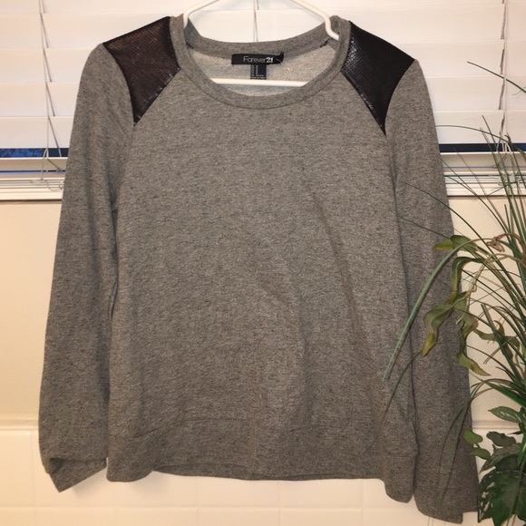 grey sweater