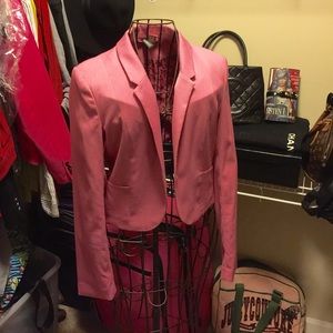 Crop Pink blazer