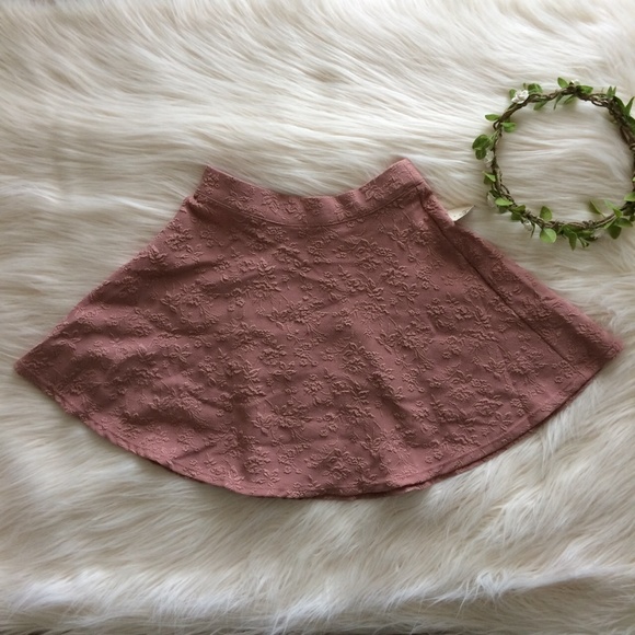 SOLD! Forever 21 Blush dusty pink skater skirt