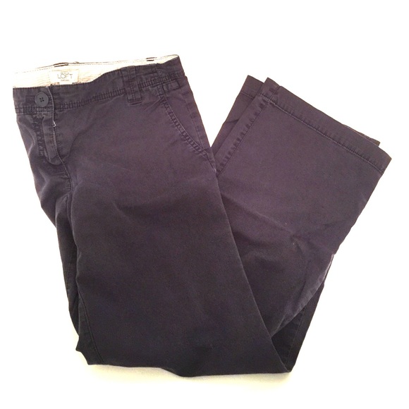 Ann Taylor Loft navy blue pants