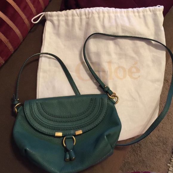 Chloe Handbags - SOLD chloe Marcie Pouchette in emerald