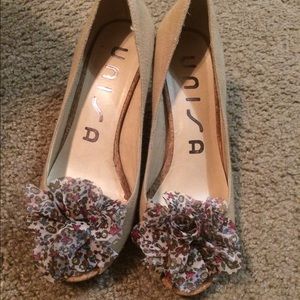 Summer wedge sandals