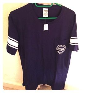 Victoria's Secret PINK Campus Short Sleeve Tee