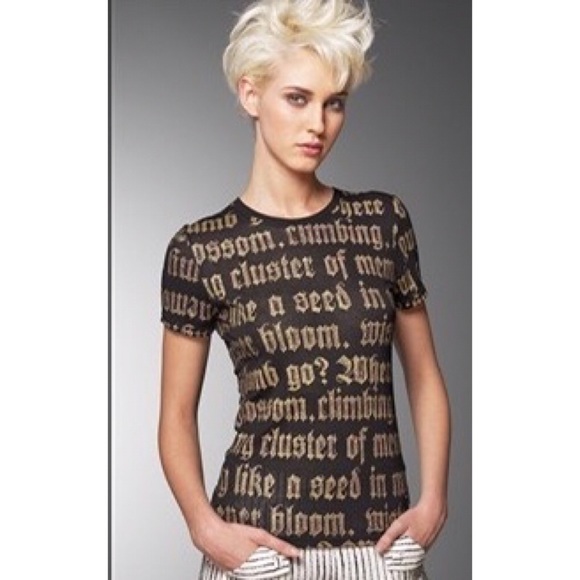 WISTERIA POEM CREW NECK TEE