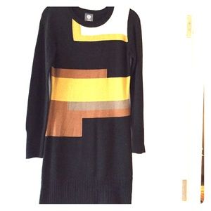 Vince Camuto Colorblock Sweater Dress