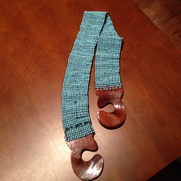Turquoise beaded belt