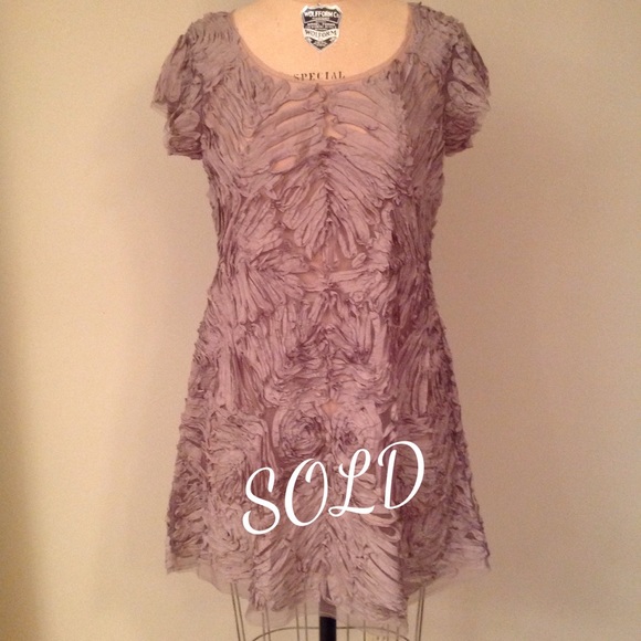 Chan Luu silk ribbon on sheer net dress - SOLD