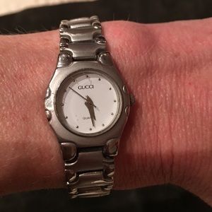 Silver watch