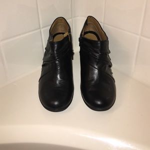 kitten heeled booties