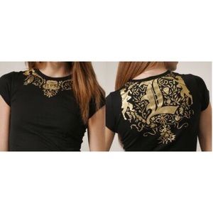 LAMB "L" CREST CREW TEE