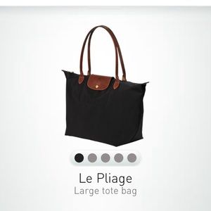 Large Longchamp Le Pliage Tote Bag