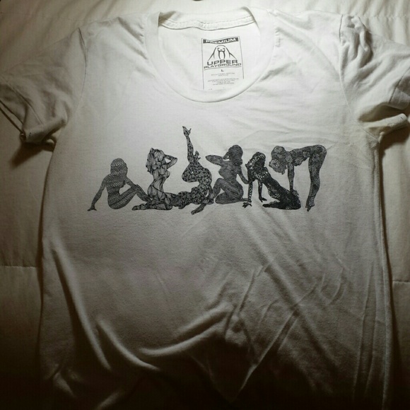 Upper playground geometric ladies silhouette tee