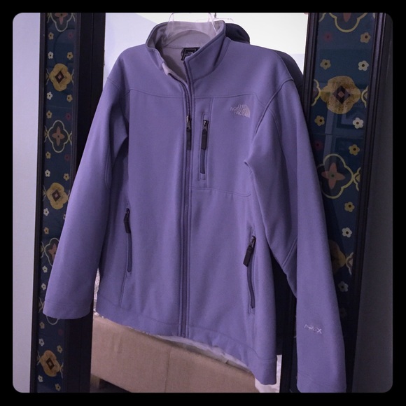 Lavender North Face Apex Jacket/ Coat with fleece
