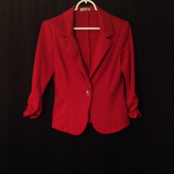 Red blazer