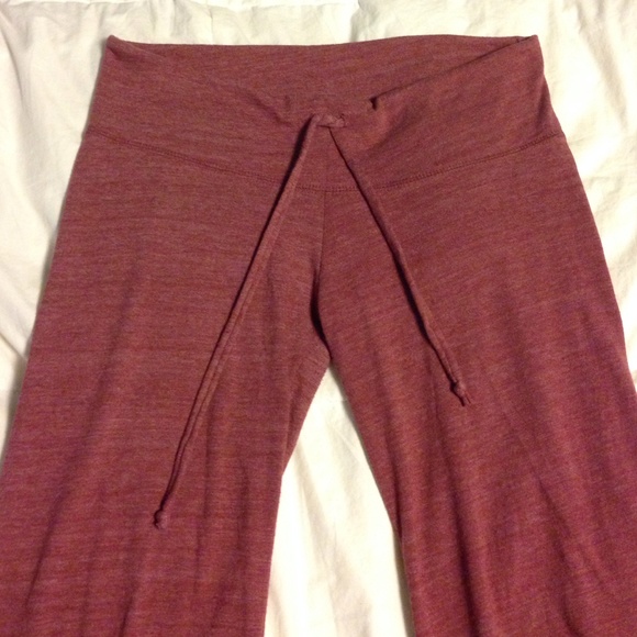 Maroon/rust color sweat pants