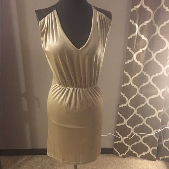 Gold dress