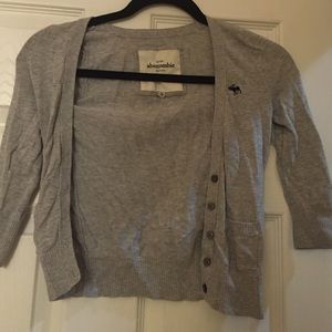Grey Abercrombie cardigan