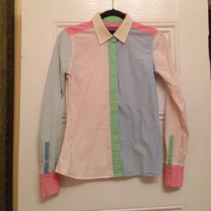Vineyard Vines multi pattern button down shirt