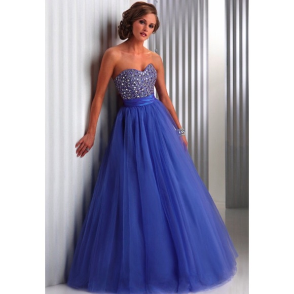 Periwinkle Prom Dress - Picture 2 of 4