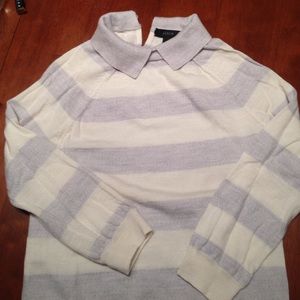 Jcrew collared thin sweater