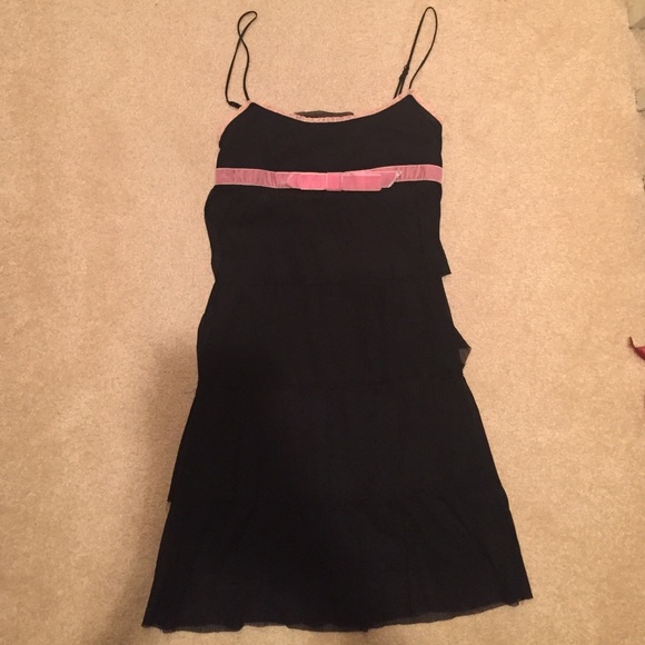 Betsey Johnson New York black mini dress.