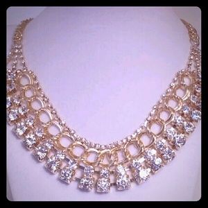 Gorgeous Bling Statement crystal bib necklace Gorgeous Bling Statement crystal bib necklace