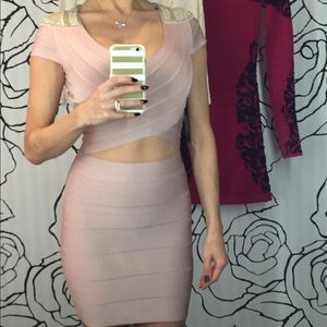Bebe 2 Piece Bandage Dress