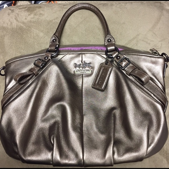 Bronze Coach Handbag
