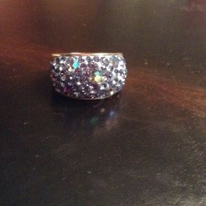 Swarovski diamond studded ring.