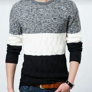 NWT Tri-color sweater