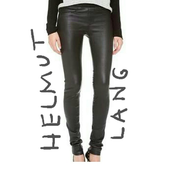 Helmut Lang Leather Leggings