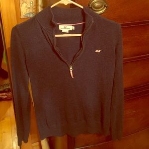 Vineyard vines navy quarter zip
