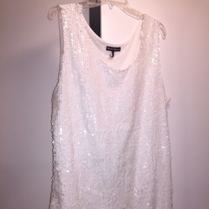 White sequins dress- #whitedress