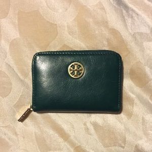 Emerald Green Tory Burch Wallet