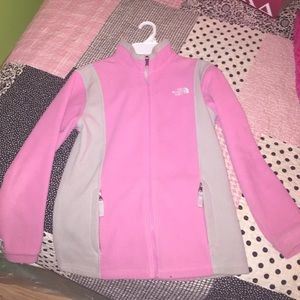 Pink North Face jacket
