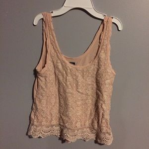Lace American Eagle Tank
