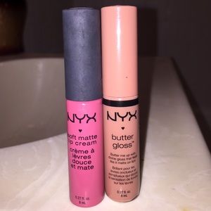 NYX Matte and Lipgloss