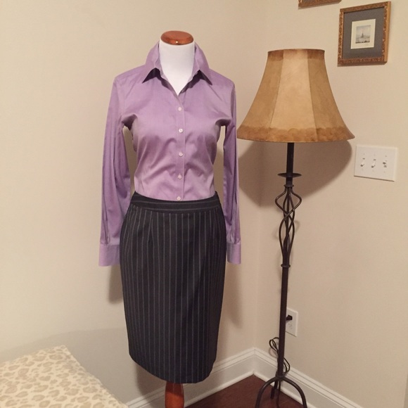 Brooks Brothers 346 skirt and shirt ensemble.
