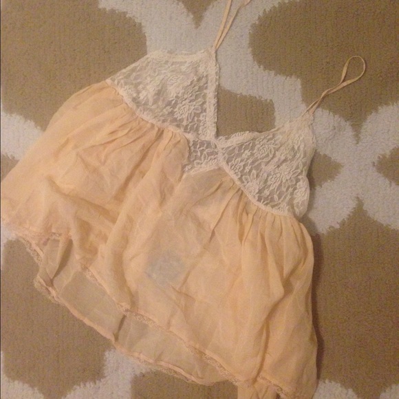 Free people Intimately lace crop top