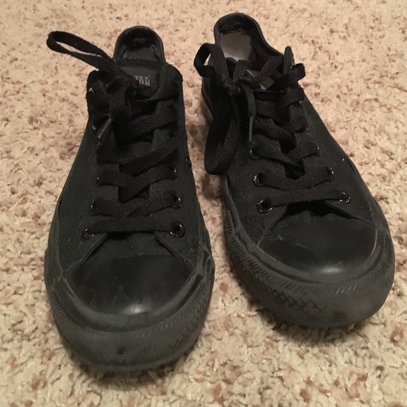 All Black Converse All Stars