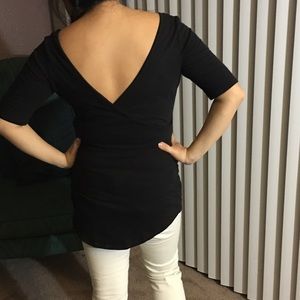 V back